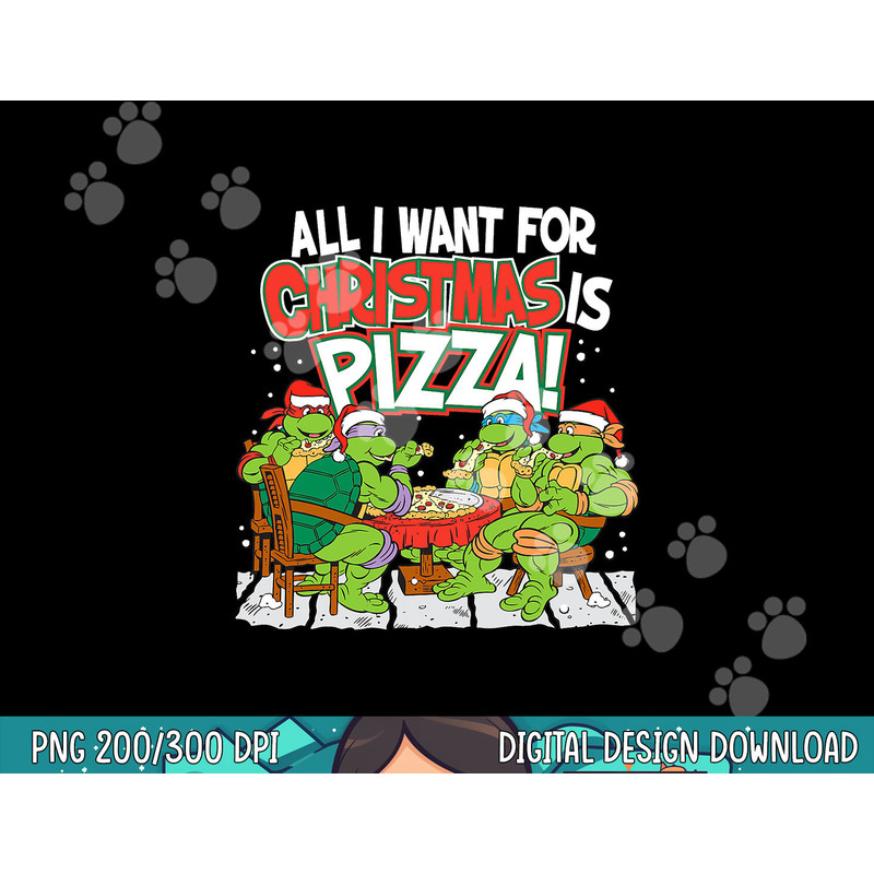 Teenage Mutant Ninja Turtles Pizza For Christmas png, sublimation copy.jpg