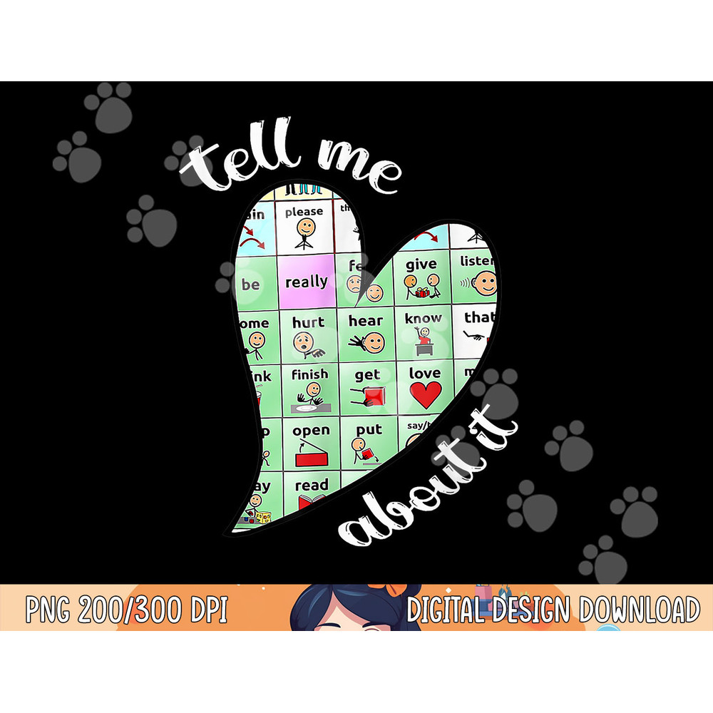 Tell Me About It Speech Pathology AAC Sped Teacher png, sublimation copy.jpg