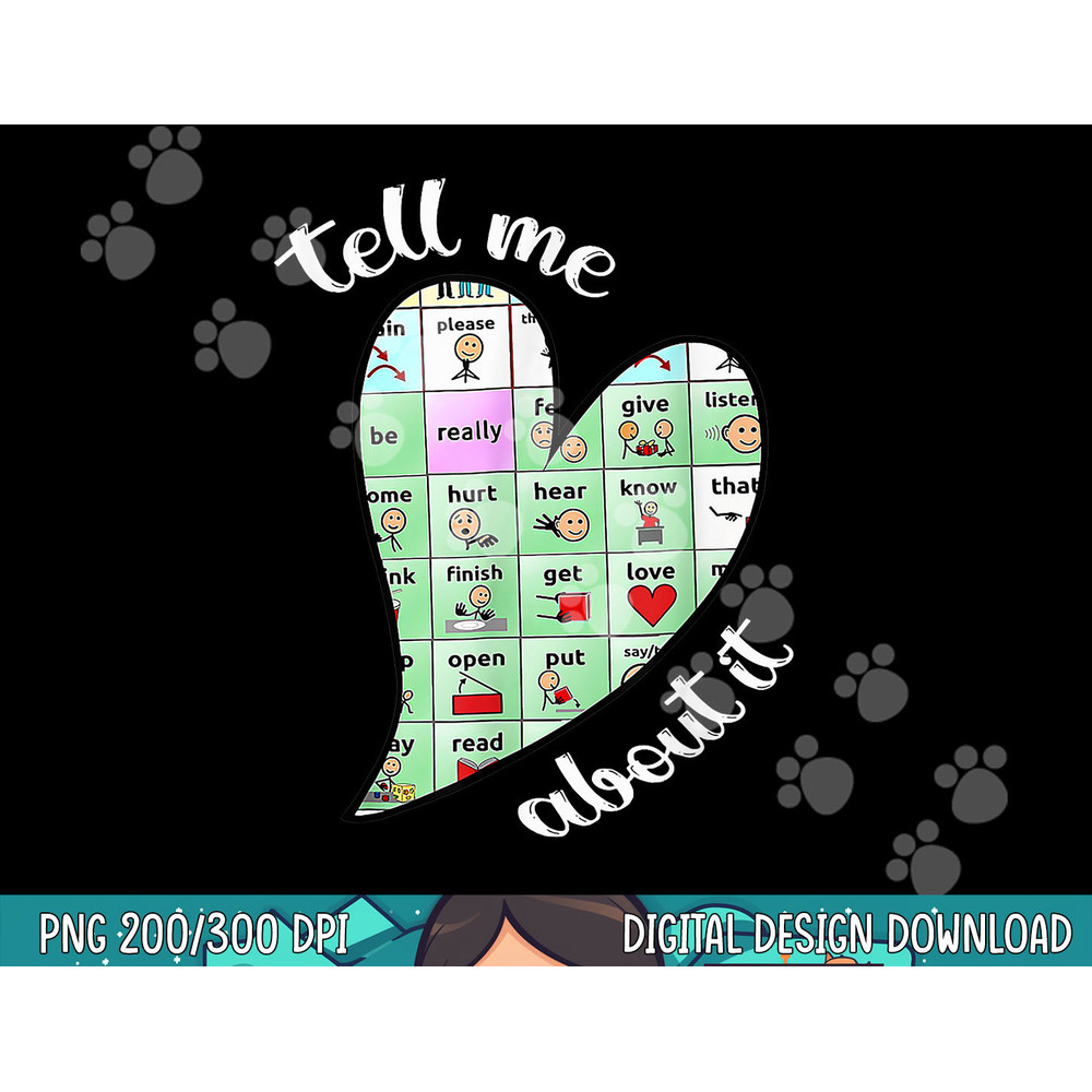 Tell Me About It Speech Pathology AAC Sped Teacher png, sublimation copy.jpg