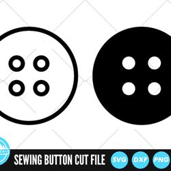Sewing Button SVG Files | Sewing Button Cut Files | Sewing Button Vector Files | Sewing Button Vector | Sewing Button