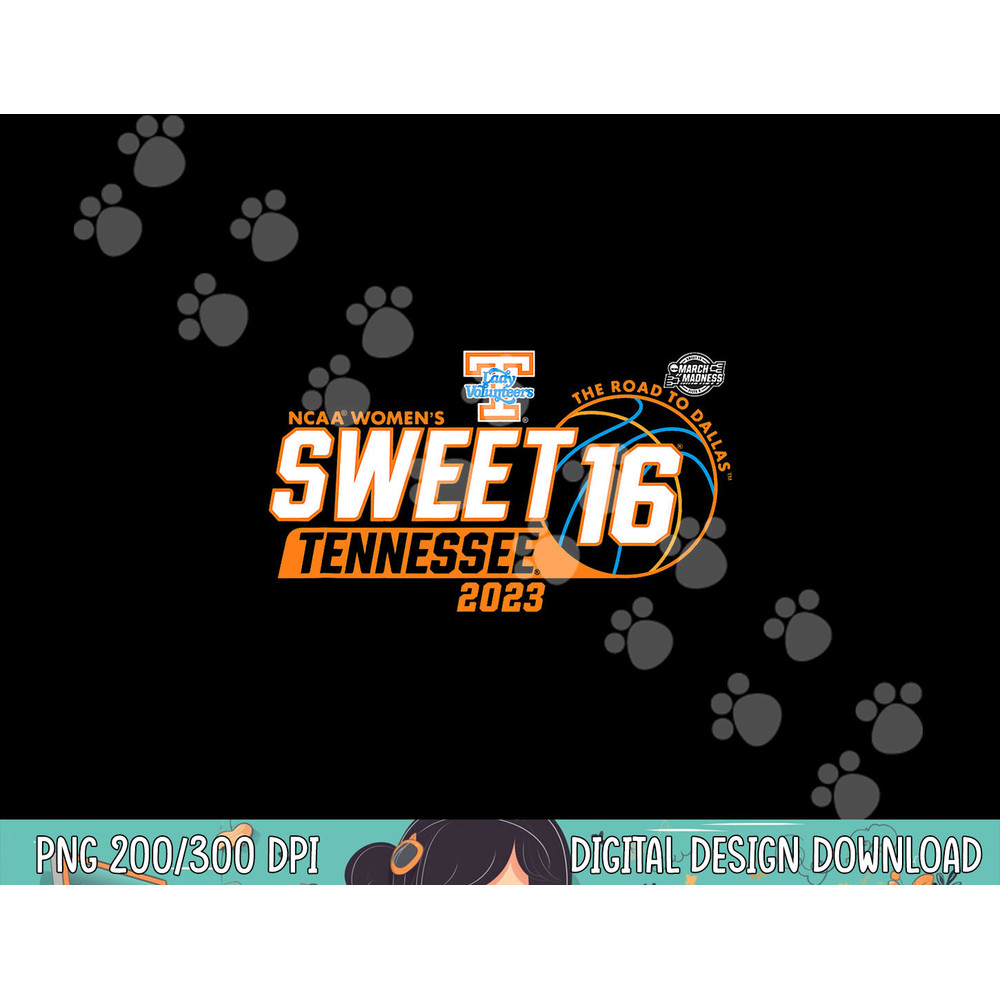 Tennessee Volunteers Sweet 16 2023 Women s Basketball png, sublimation copy.jpg