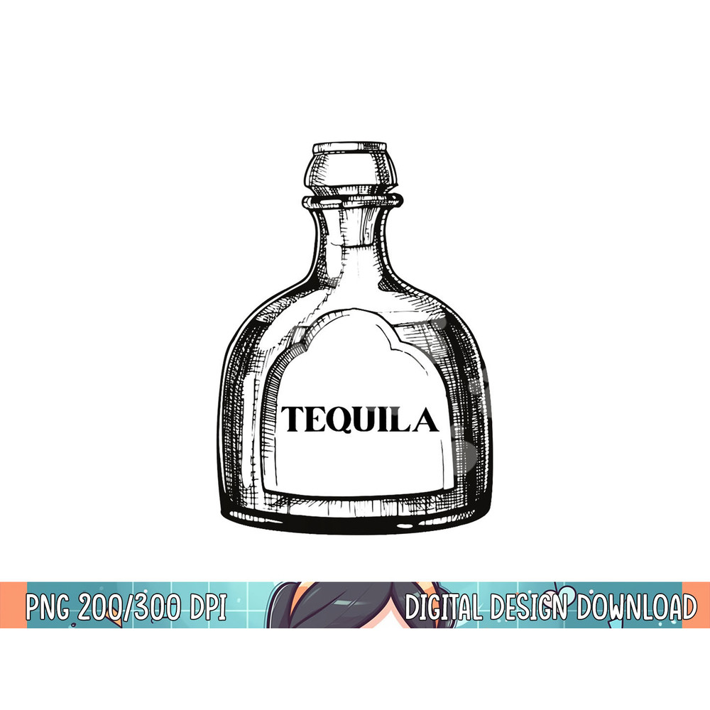 Tequila Bottle DIY Funny Halloween Costume Group Idea Adult png, sublimation.jpg