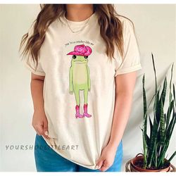 you're a cowboy like me funny frog pink cowboy hat cowgirl tshirt, cowboy frog meme, cowboy like me shirt, westen cowboy