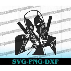 dead pool svg, deadpool svg, avengers svg, silhouette cut file, comic book svg, cricut cut file, svg, png