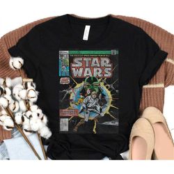 star wars luke skywalker vintage comic cover t-shirt, star wars tee,disney star wars tee,disney matching family tee,wdw