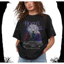 hocus pocus 30th anniversary 1993-2023 shirt, sanderson sisters tshirt, hocus pocus shirt, halloween funny tee, hallowee