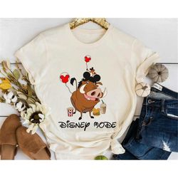 disney pumbaa and timon disney mode t-shirt, disney the lion king shirt,mickey balloon tee,vacay mode shirt,disneyland m