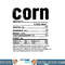 Thanksgiving Corn Nutritional Facts png, sublimation.jpg
