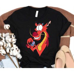 disney mulan mushu and cri-kee pocket logo t-shirt, magic kingdom shirt, disneyland matching family shirt, wdw disney va