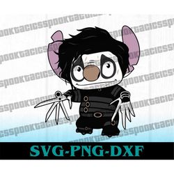 stitch svg, lilo svg, lilo and stitch svg, stitch edward svg, edward scissorhands svg, spooky png, horror svg, digital d