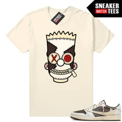 travis low reverse mocha 1s to match sneaker match tees sail 'misfit bart'