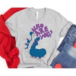 disney alice in wonderland caterpillar who are you t-shirt, disneyland family vacation trip birthday shirt unisex adult