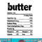 Thanksgiving Xmas Costume Nutrition Facts Butter png, sublimation copy.jpg