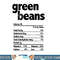 Thanksgiving Xmas Costume Nutrition Facts Green Beans png, sublimation copy.jpg