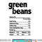 Thanksgiving Xmas Costume Nutrition Facts Green Beans png, sublimation copy.jpg