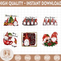 christmas gnomes sublimation bundle , christmas png print , christmas gnome sublimate , holiday , merry christmas