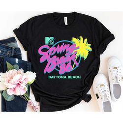 mtv spring break daytona beach, mtv logo tee, music television shirt,disneyland family vacation trip shirt, magic kingdo
