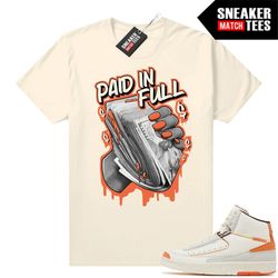 maison chateau rogue 2s to match sneaker match tees sail 'paid in full'