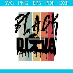 black diva svg, melanin svg, afro girl svg, black girl svg, beautiful svg