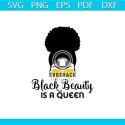 black beautiful is a queen svg, melanin svg, afro girl svg, black girl svg, beautiful svg