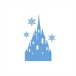 frozen castle castle - beauty castle - digital download - plotter file - plotter file