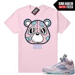 easter 5s to match sneaker match tees pink 'heartless bear'