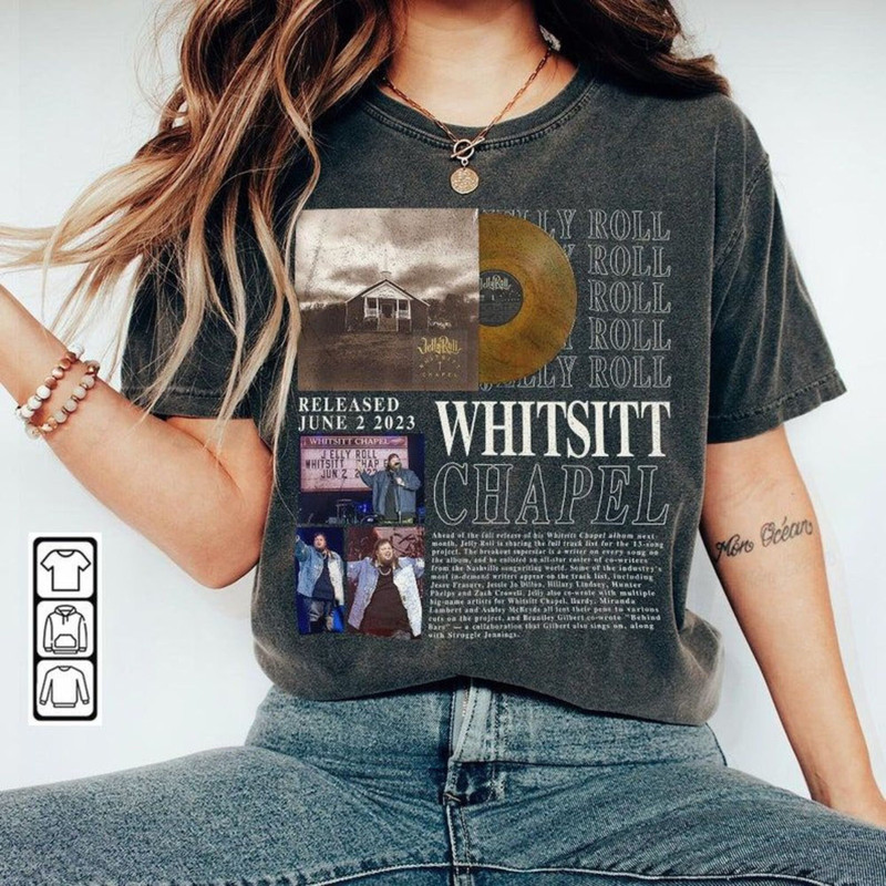 Vintage Jelly Roll Whitsitt Chapel T-Shirt, Backroad Baptism 2023 Tour Sweatshirt, Music Concert Tee, Somebody Save Me, Jelly Roll Fan Gift - 3.jpg