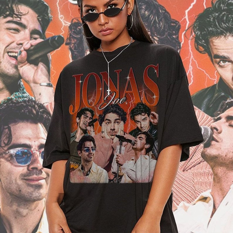 Vintage Jonas Brothers Band T-Shirt, Five Album One Night Tour 2023 Sweatshirt, Joe Jonas Concert, Jonas Brother Merch, Gift For Fan - 1.jpg