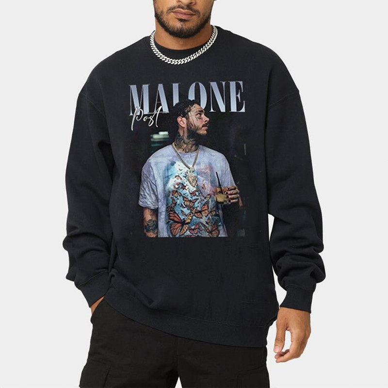 Vintage Post Malone 2023 Tour T-Shirt, If Y'all Weren't Here I'd Be Crying Sweatshirt, Rapper Post Malone Merch, Music Concert, Gift For Fan - 3.jpg