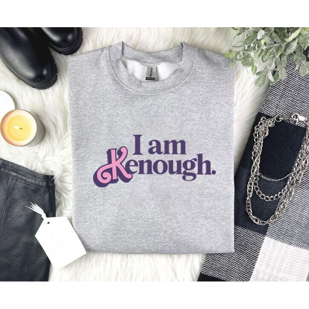 I am Kenough Sweatshirt, Kenough Sweatshirt,Barbie Ken Shirt, Ken Shirt, Ken Sweatshirt - 4.jpg