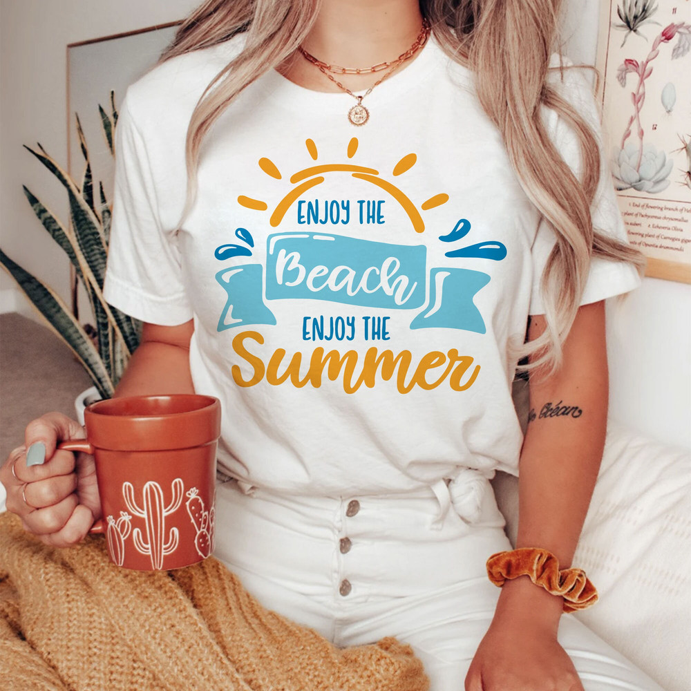Enjoy Summer svg, Retro Sublimation SVG Designs , Sublimate PNG, Typography Png,Enjoy Summer png,Beach Svg, Summer Design for Shirts, Cricut - 2.jpg