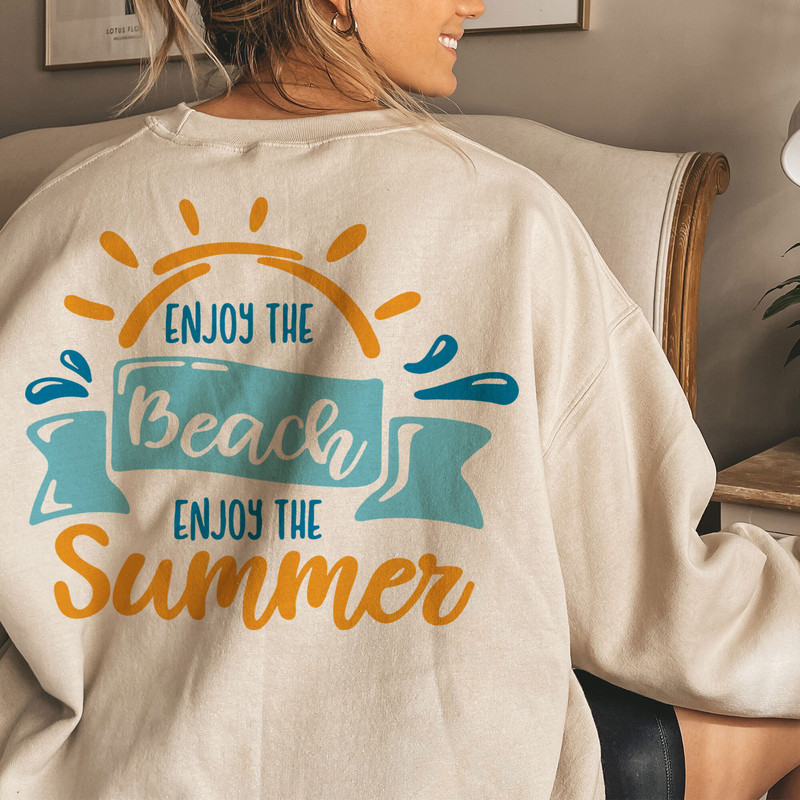 Enjoy Summer svg, Retro Sublimation SVG Designs , Sublimate PNG, Typography Png,Enjoy Summer png,Beach Svg, Summer Design for Shirts, Cricut - 3.jpg