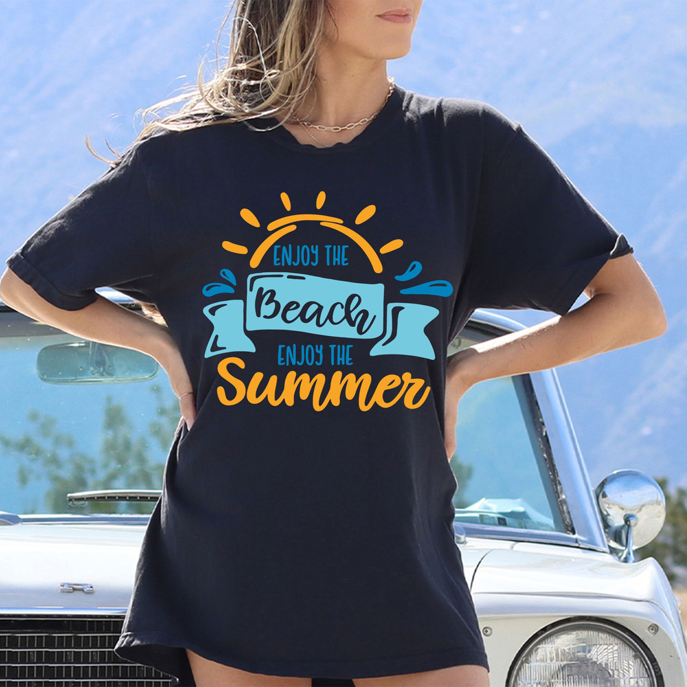 Enjoy Summer svg, Retro Sublimation SVG Designs , Sublimate PNG, Typography Png,Enjoy Summer png,Beach Svg, Summer Design for Shirts, Cricut - 4.jpg