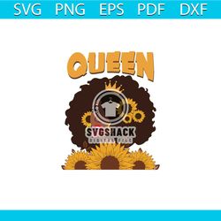 black queen sunflower svg, melanin svg, afro girl svg, black girl svg, beautiful svg