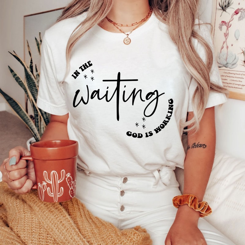 In The Waiting God Is Working SVG, God svg, Christian svg, Cross svg, Religion svg, Bible svg, Christianity svg, Bible verse svg, Jesus svg - 3.jpg