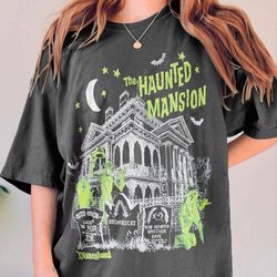vintage haunted mansion shirt, the haunted mansion map, disneyland halloween shirt, stretching room