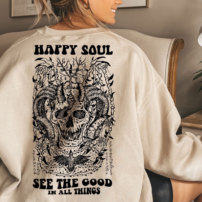 See the good Skull SVG, svg cut files for Cricut, Self love svg, Inspirational svg, Wildflower svg, tshirt svg, boho svg, strong woman svg - 1.jpg