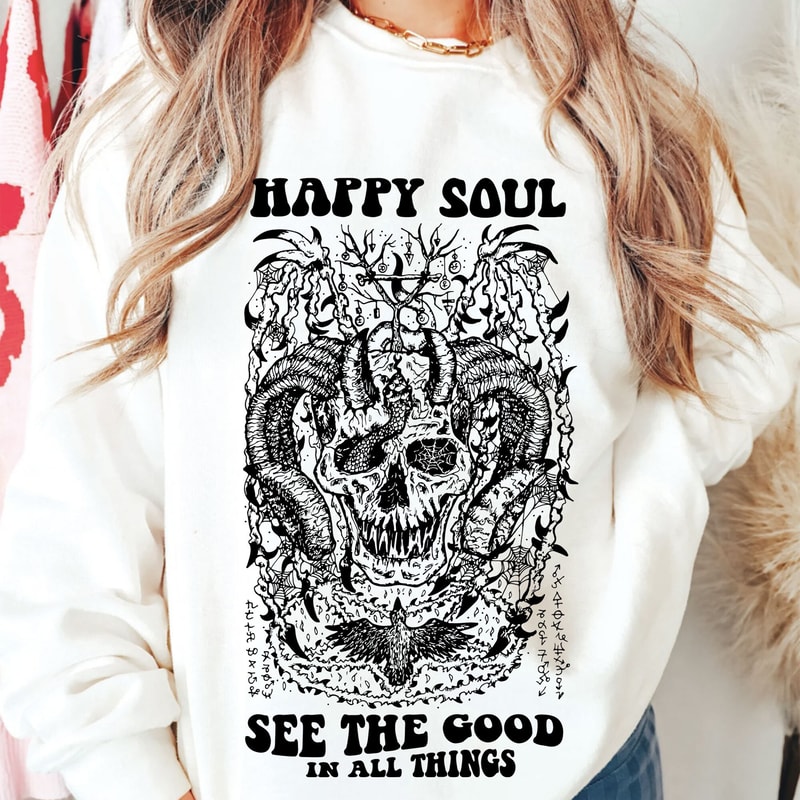 See the good Skull SVG, svg cut files for Cricut, Self love svg, Inspirational svg, Wildflower svg, tshirt svg, boho svg, strong woman svg - 3.jpg