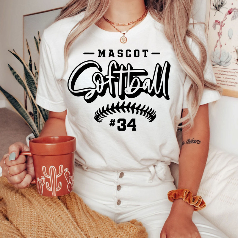 Softball Team Template Svg, Png Dxf Eps, Cricut Cut File, Softball Team Shirts, Logo, Silhouette, Sublimation, Design for Backdrop, Banner, - 1.jpg