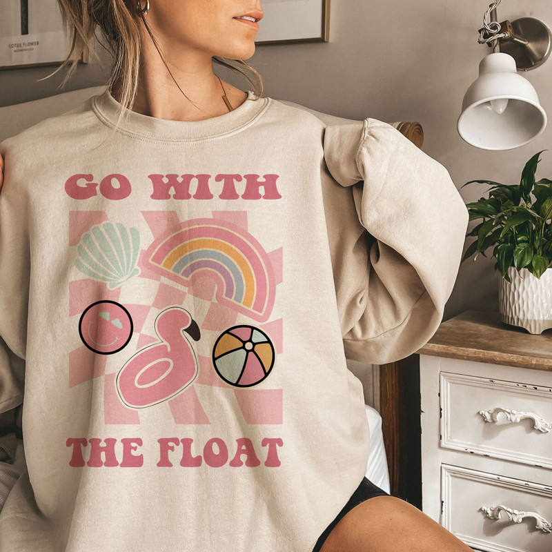 Summer Sublimation Flamingo Pool Float PNG Shirt Design - 1.jpg
