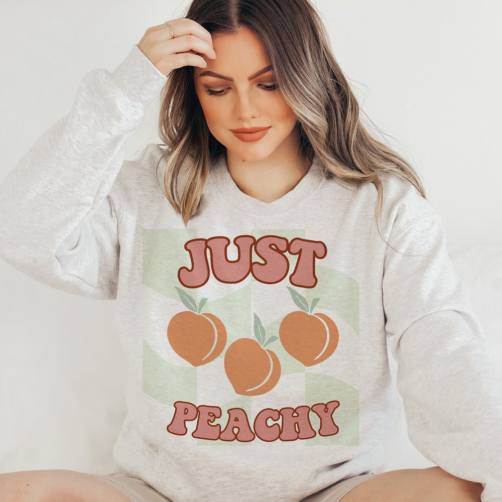 Summer Sublimation Just Peachy PNG Shirt Design - 3.jpg