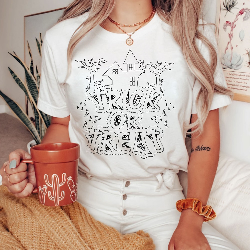 Trick or Treat SVG-Halloween Cut File Digital Design Download-spooky season svg, ghost svg, boho ghost svg, retro svg, vintage halloween svg - 3.jpg