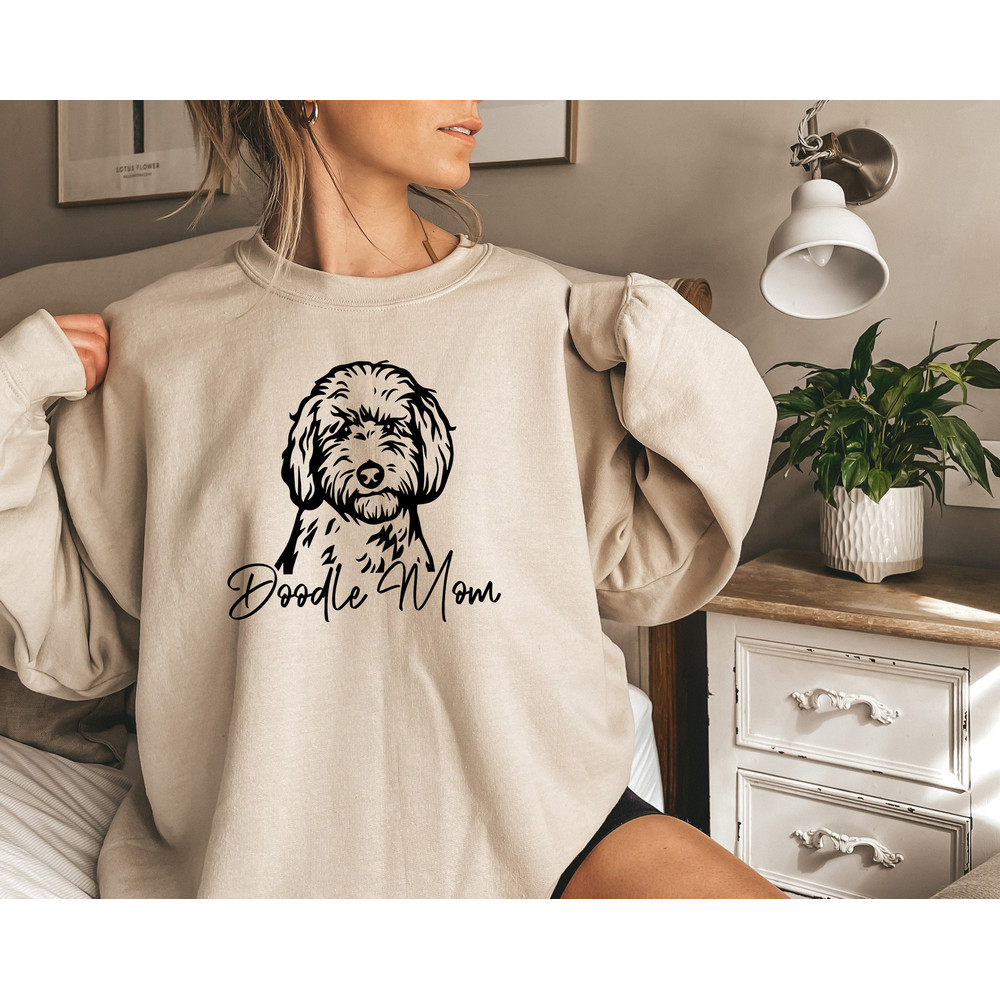 Doodle Mom Sweatshirt Gift For Dog Moms,Goldendoodle Sweatshirts,Dog Lover Tshirt,Cute Puppy Tshirt,Unisex Golden Doodle Outfit,Gift For Her - 1.jpg