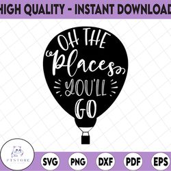oh the places you'll go disney svg, disney mickey and minnie svg,quotes files, svg file, disney png file, cricut, silhou