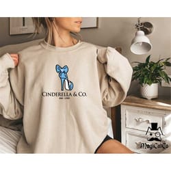 cinderella co sweatshirt, est 1950 unisex sweatshirt, crewneck sweatshirt, disney sweatshirts, oversized sweatshirts