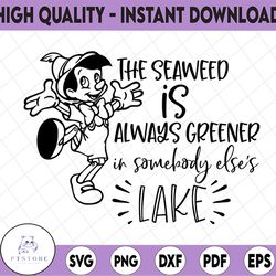 pinocchio the seaweed disney svg, disney mickey and minnie svg,quotes files, svg file, disney png file, cricut, silhouet