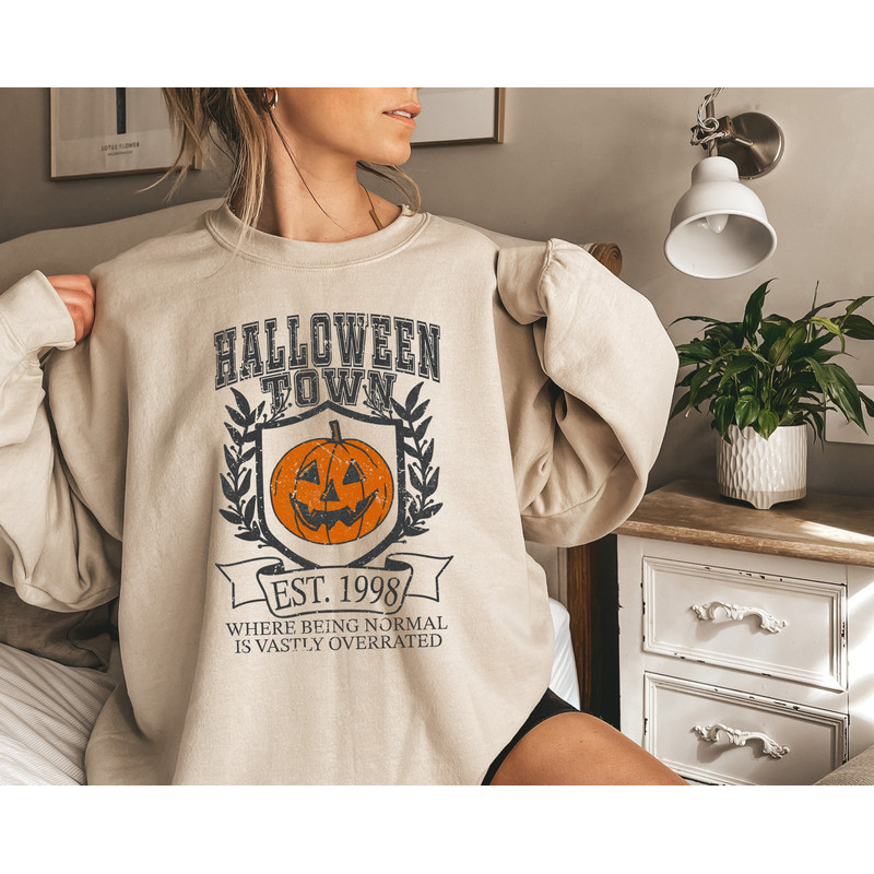 Halloween Town Est 1998 Sweatshirt, Halloweentown Shirt, Pumpkin Halloweentown Shirt, Halloween Gifts, Halloweentown University Shirt - 1.jpg