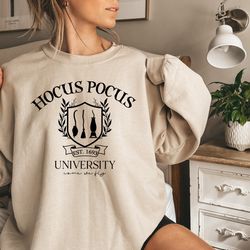 halloween university sweatshirt, halloween witch sisters shirt, halloweentown shirt, spooky witch sh