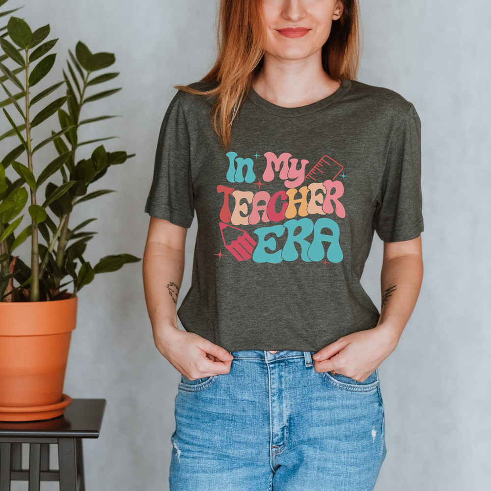 In My Teacher Era Shirt, Teacher Appreciation Shirt, Teacher Tee, Teacher Gifts, Retro Comfort Color Teacher Tee, Back To School Shirt - 2.jpg