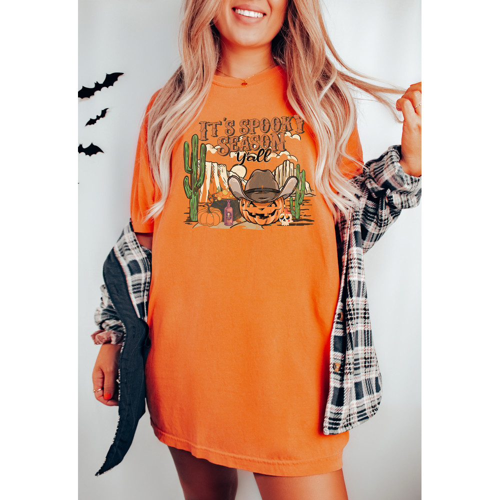 It’s Spooky Season Western Halloween Crewneck Sweatshirt, Halloween Howdy Pumpkin Shirt, Boo Haw Shirt, Halloween Shirt, Halloween Gifts - 3.jpg